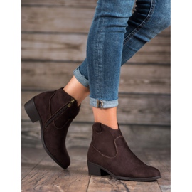 Filippo Bottes de cowboy en daim brun 5