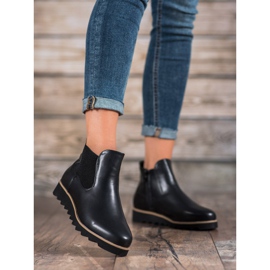 Bona Bottes légères sur la plate-forme noir 1