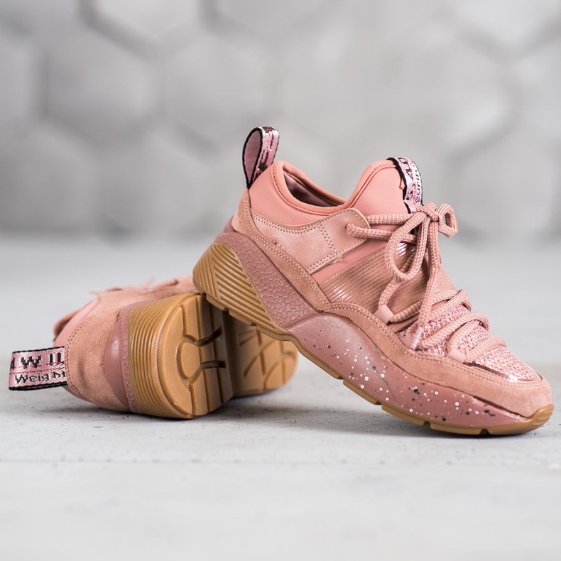 SHELOVET Chaussures de sport à enfiler rose 2 SHELOVET Chaussures de sport à enfiler rose 2