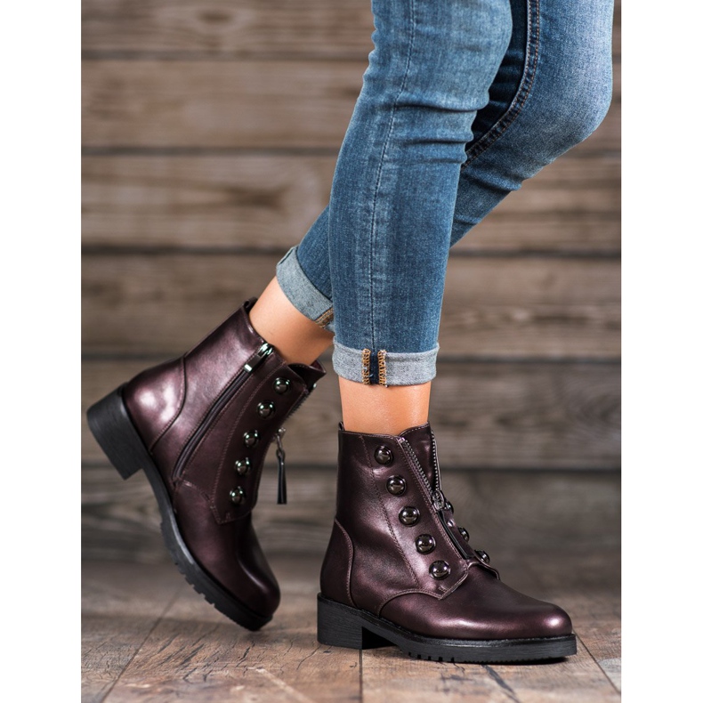SHELOVET Bottines Avec Une Fermeture Éclair multicolore 1