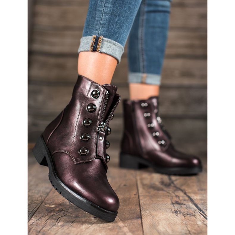 SHELOVET Bottines Avec Une Fermeture Éclair multicolore 2