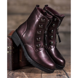 SHELOVET Bottines Avec Une Fermeture Éclair multicolore 4