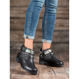 Forever Folie Bottes Avec Strass le noir 2 Forever Folie Bottes Avec Strass le noir 2