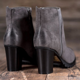 S. BARSKI Boots femme grises 1 S. BARSKI Boots femme grises 1