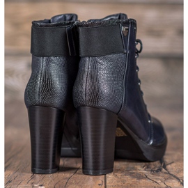 M.Daszyński Bottines à lacets le noir 1