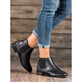 Cm Paris Bottines Chelsea classiques noires 1