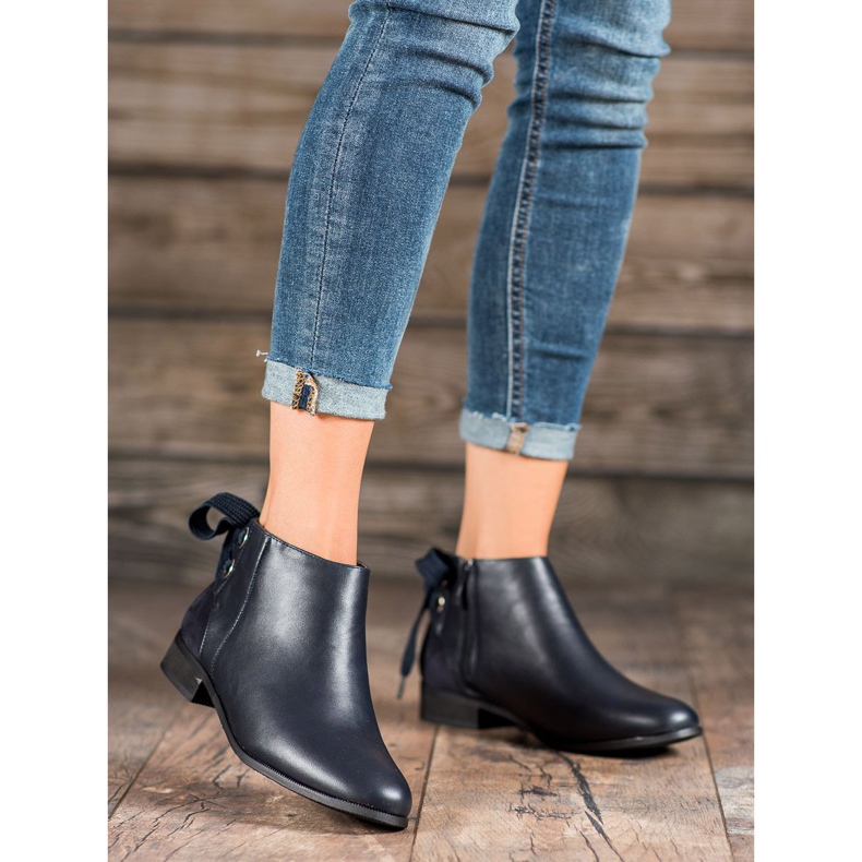 Cm Paris Bottines bleu marine 1