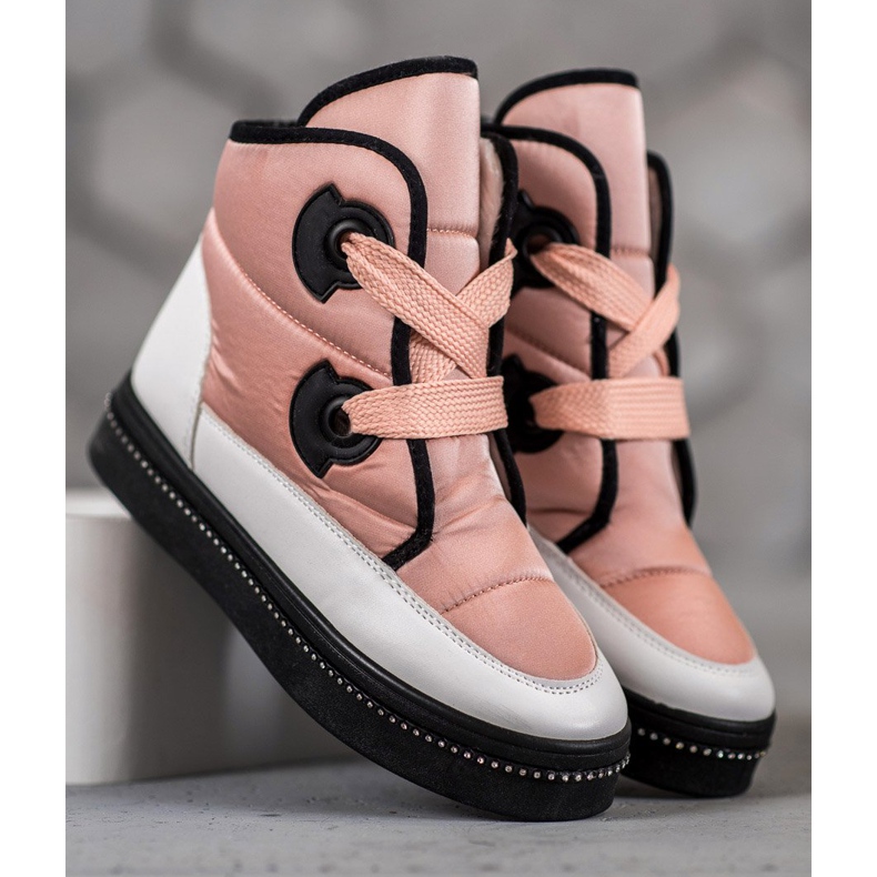 Weide Bottes de neige roses 2 Weide Bottes de neige roses 2