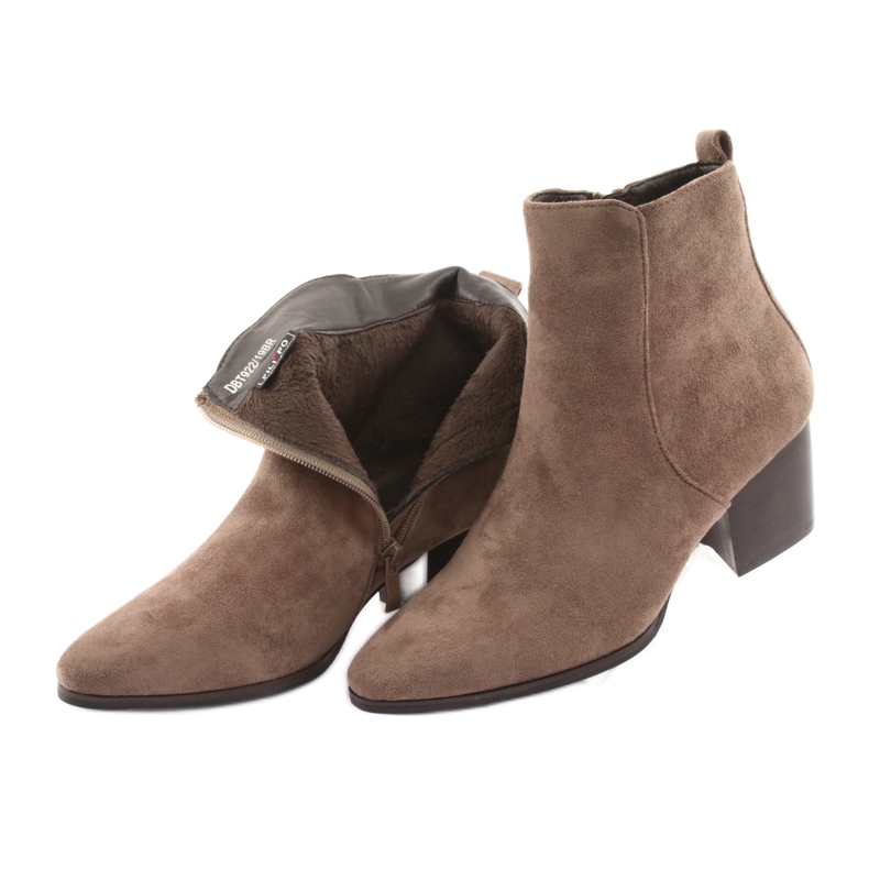 Bottines en daim Taupe Filippo 922 brun 5