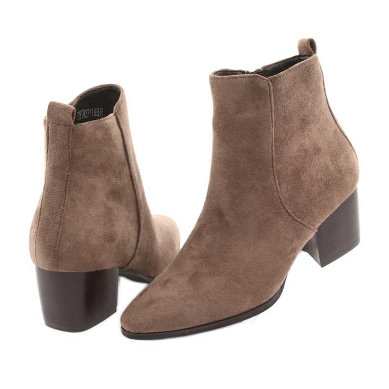 Bottines en daim Taupe Filippo 922 brun 4