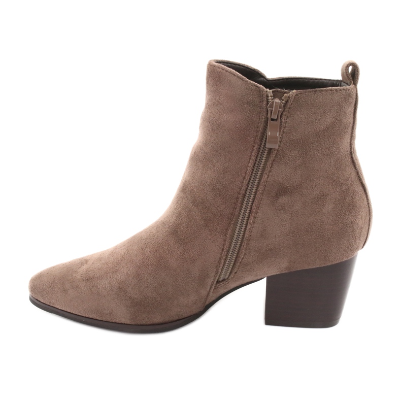Bottines en daim Taupe Filippo 922 brun 2