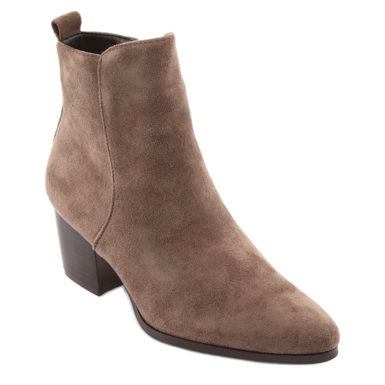 Bottines en daim Taupe Filippo 922 brun 1
