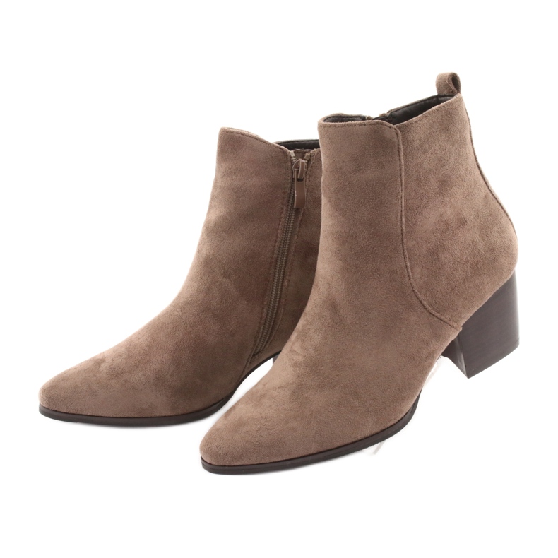 Bottines en daim Taupe Filippo 922 brun 3