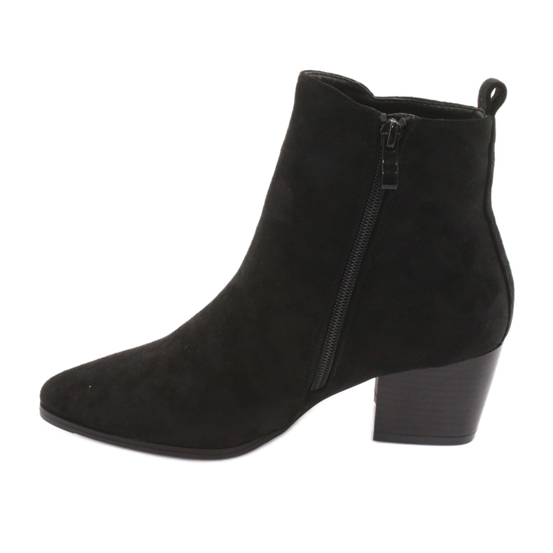 Bottines en daim noires Filippo 922 le noir 2
