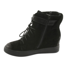 M.Daszyński Baskets noires à fermeture éclair 143 le noir 2