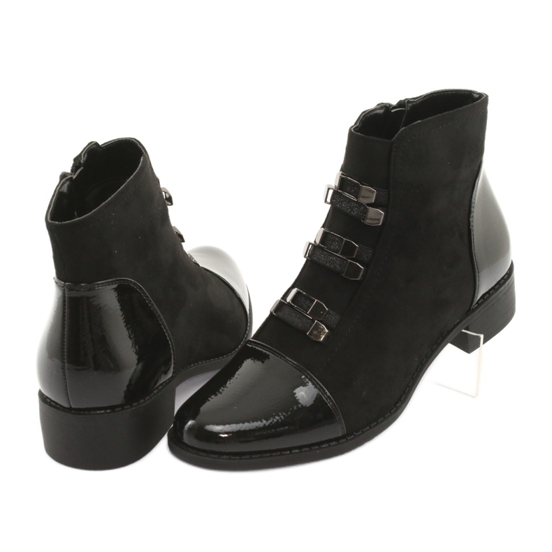 M.Daszyński Bottines Jodhpur noires le noir 4