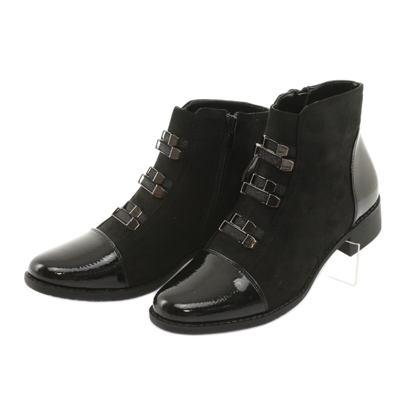 M.Daszyński Bottines Jodhpur noires le noir 3