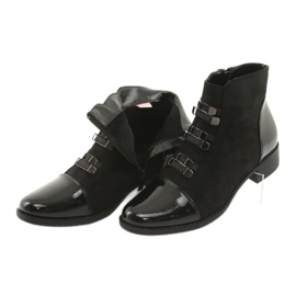 M.Daszyński Bottines Jodhpur noires le noir 5