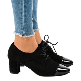 Escarpins en daim noir JM5806N le noir 2