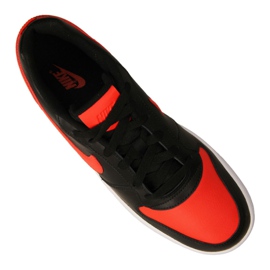 Chaussure Nike Ebernon Low M AQ1775-004 noir rouge 2