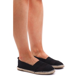 Baskets Espadrilles Ajourées 188-38 Noir le noir 4