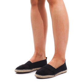 Baskets Espadrilles Ajourées 188-38 Noir 2
