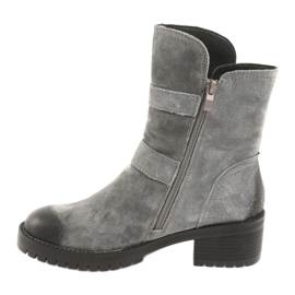 M.Daszyński Bottes en cuir suédé gris Daszyński 161 2 M.Daszyński Bottes en cuir suédé gris Daszyński 161 2