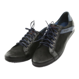 Nikopol Chaussures de sport pour hommes noir bleu marine 3