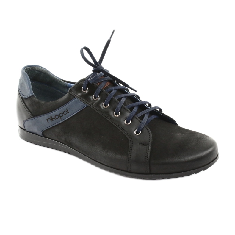 Nikopol Chaussures de sport pour hommes noir bleu marine 1