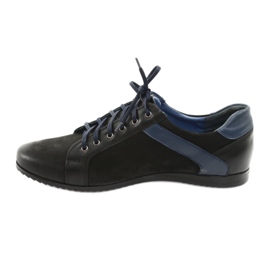 Nikopol Chaussures de sport pour hommes le noir bleu marin 2 Nikopol Chaussures de sport pour hommes le noir bleu marin 2