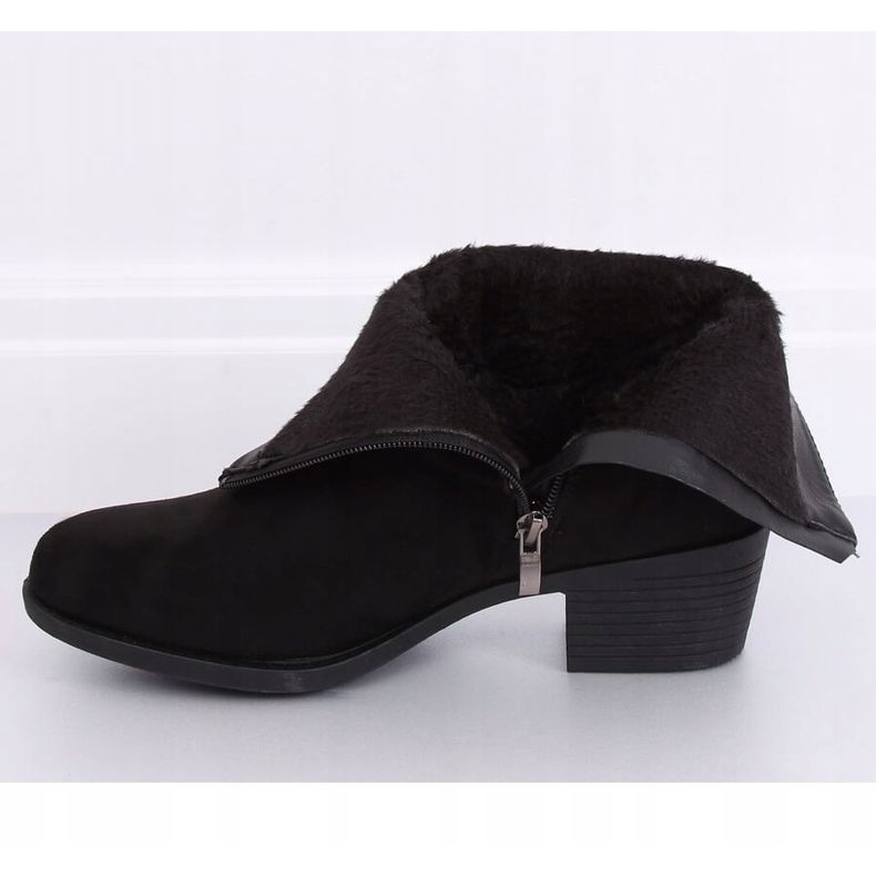 Bottes de cowboy noires pour femmes 8035-GA Noir 1