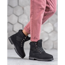 SHELOVET Bottes d'hiver noires 1