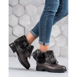 Seastar Bottes à tige enroulable gris 8