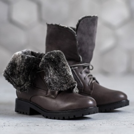 Seastar Bottes à tige enroulable gris 6