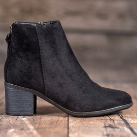 Filippo Bottes en daim classiques le noir 5