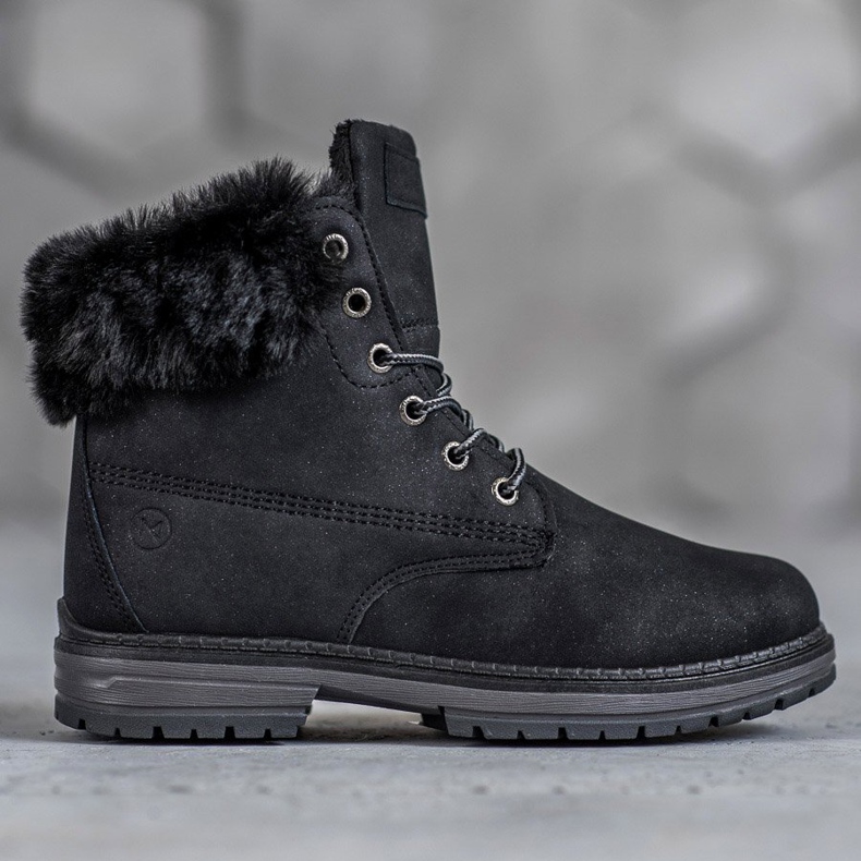 Bottes à paillettes MCKEYLOR noir 2