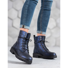 M.Daszyński Bottines bleu marine 1 M.Daszyński Bottines bleu marine 1