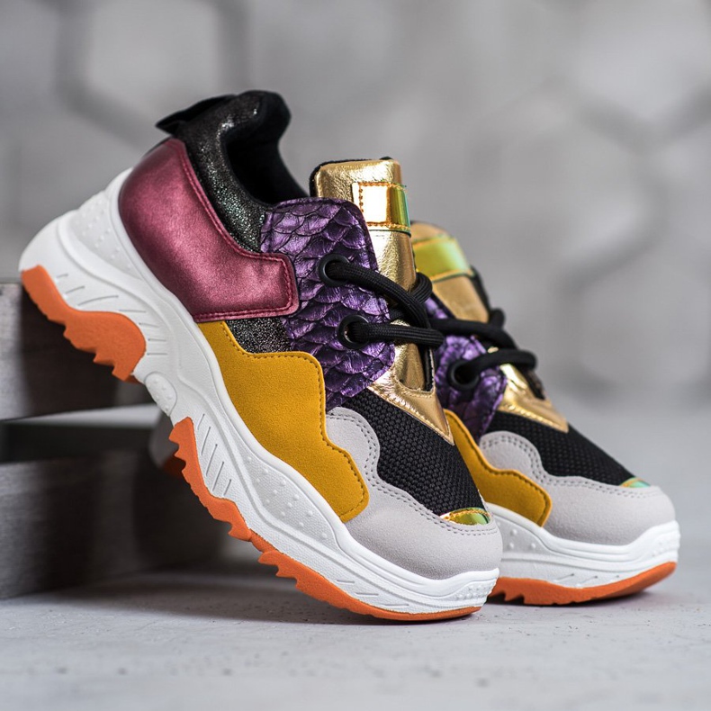 SHELOVET Baskets multicolores 1