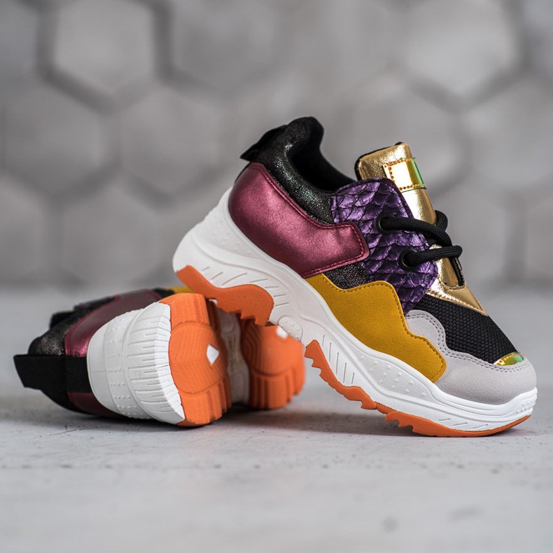 SHELOVET Baskets multicolores 2