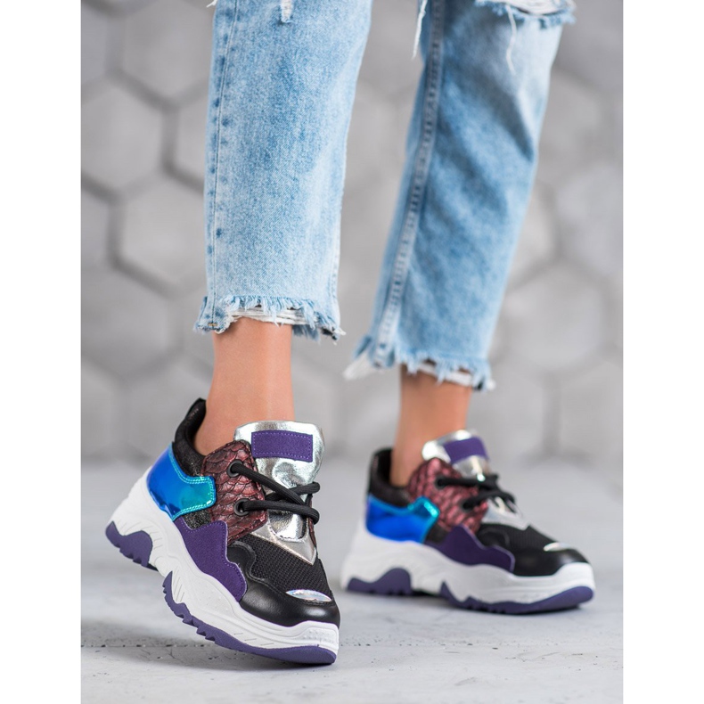 SHELOVET Baskets multicolores 1