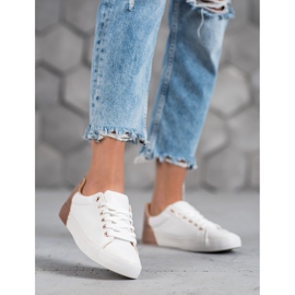 Bestelle Baskets en cuir écologique blanche 2 Bestelle Baskets en cuir écologique blanche 2