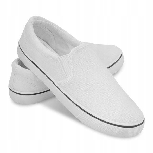 Baskets à enfiler Slip On C03 Blanc 1