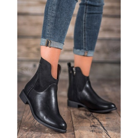 Filippo Bottes noires confortables le noir 3