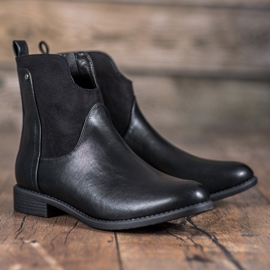 Filippo Bottes noires confortables le noir 4