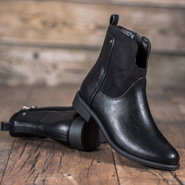 Filippo Bottes noires confortables le noir 5