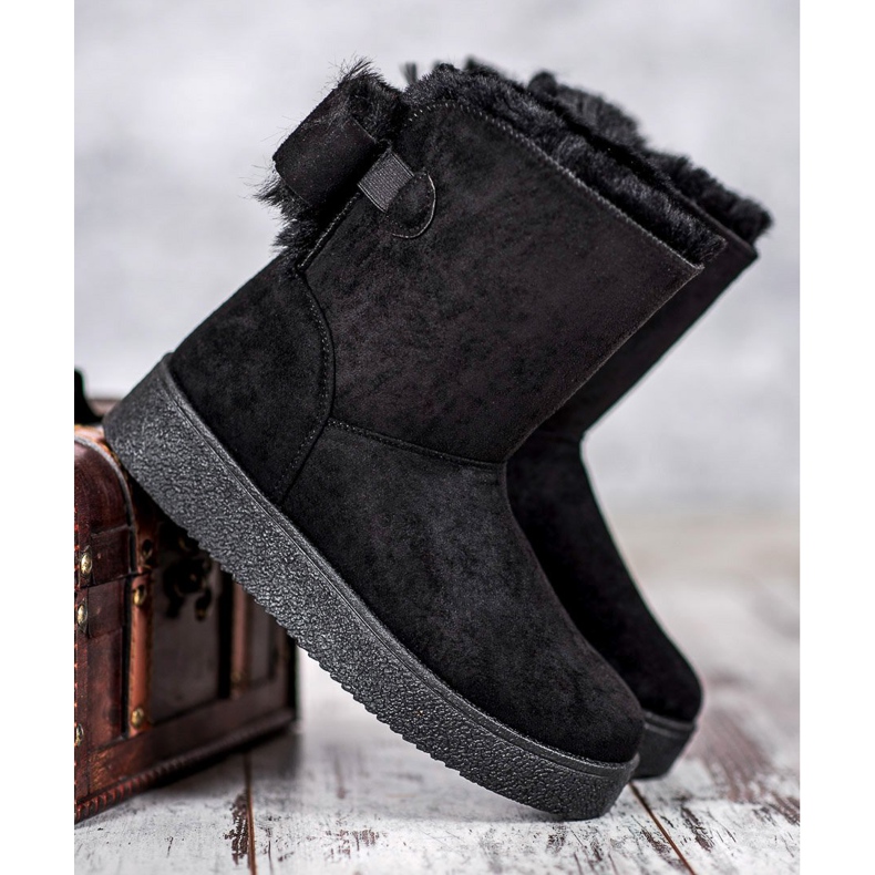 SHELOVET Mukluki avec un arc noir 2