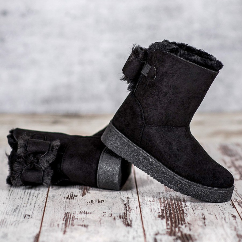 SHELOVET Mukluki avec un arc noir 1