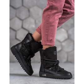 Bottes de neige MCKEYLOR à paillettes noir 2