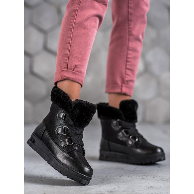 Bottes de neige chaudes MCKEYLOR le noir 1