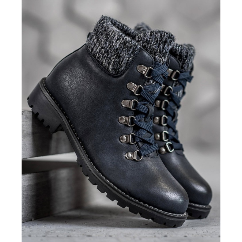 SHELOVET Bottines bleu marine 1 SHELOVET Bottines bleu marine 1